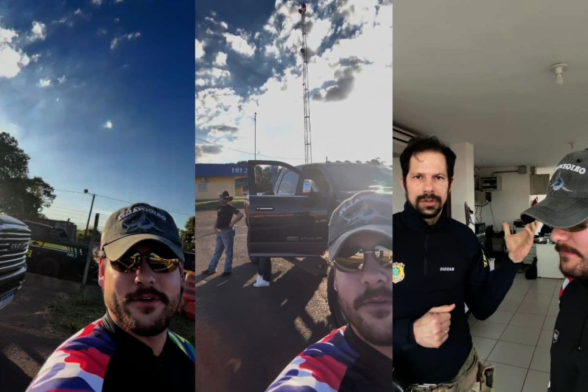 Caminhonete de luxo com sistema antipoluição modificado é retida pela PRF em Mato Grosso do Sul