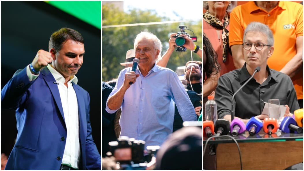 Convenções Partidárias Oficializam Candidaturas de Flávio, Caiado e Zema